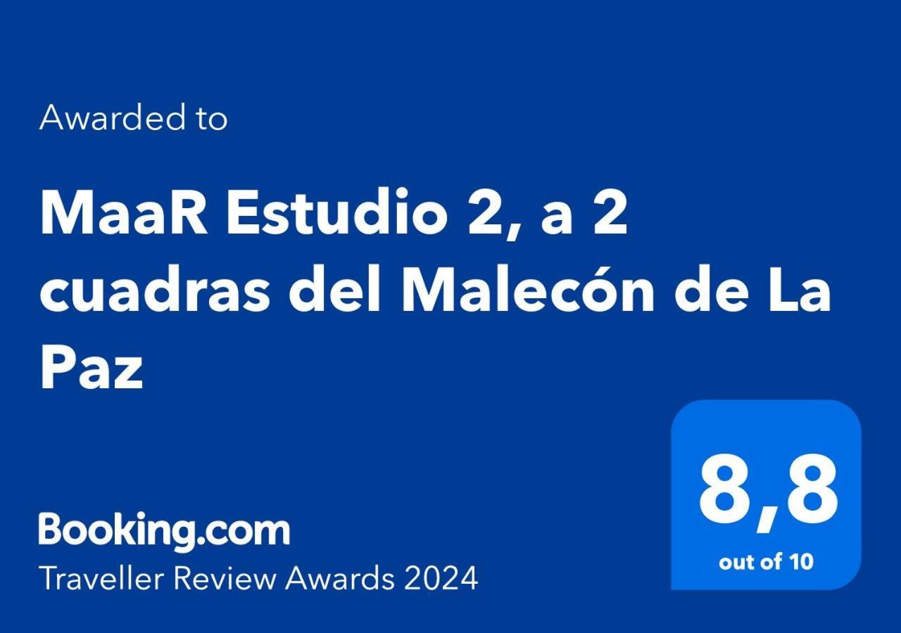 Maar Estudio 2, A 2 Cuadras Del Malecon De 拉巴斯 外观 照片